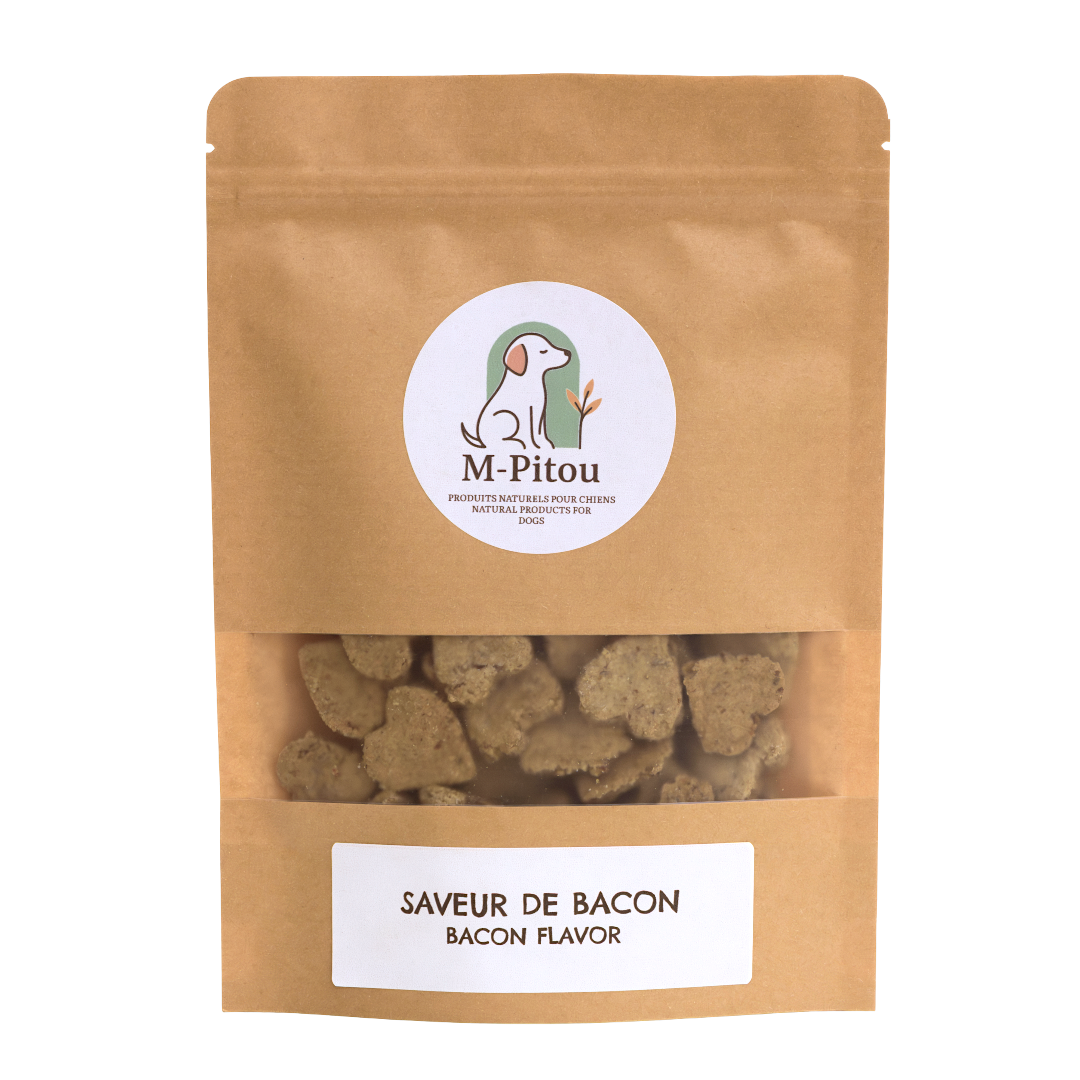Gâterie naturelle - Saveur de bacon