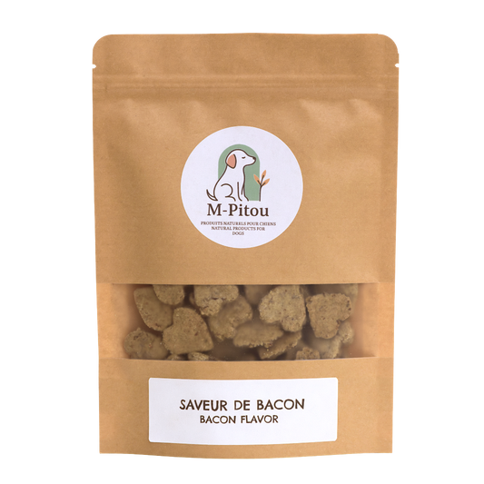 Gâterie naturelle - Saveur de bacon