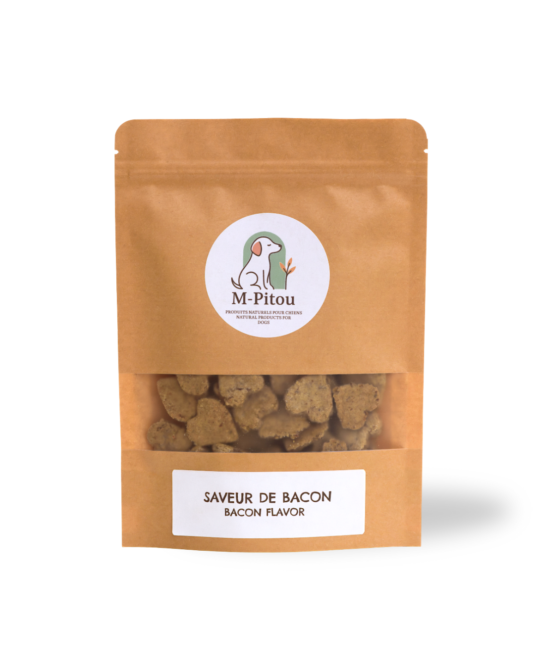 Gâterie naturelle - Saveur de bacon